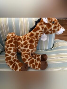 New with tags Plushies Brand Brown Giraffe Plush Toy - Soft Kids Stuffed Animal